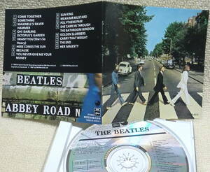 【2点で送料無料】CD ビートルズ Beatles Abbey Road アビイ・ロード 日本盤 リマスター前のステレオ音源 対訳掲載 後半はメドレー構成