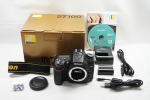 【適格請求書発行】美品 Nikon ニコン D7100 ボディ デジタル一眼レフカメラ 元箱付【アルプスカメラ】240401a
