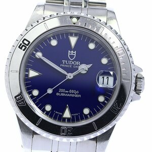 【TUDOR】チュードル プリンスデイト サブマリーナ Cal.2824-2 75190 自動巻き ボーイズ_731079【ev15】