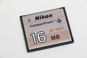16MB CFカード　Nikon ニコン　EC-16CF
