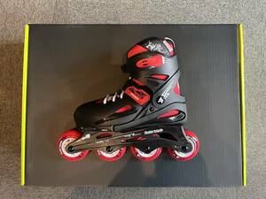 新品！未使用品！NEWモデルジュニアインラインスケート「ROLLERBLADE FURY COMBO Black/Red 21.0㎝-24.0㎝」サイズ調整OK！