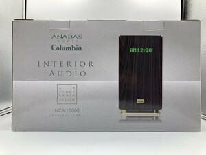 未使用品 ANABAS audio Columbia NCA-100(K) CDクロックラジオシステム ユーキャン 429202000002