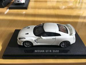 1/43 NISSAN GT-R 2007年 初期モデル パールホワイト エブロ