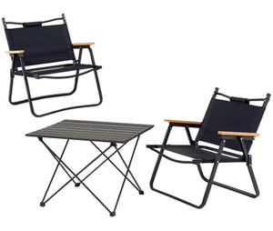テーブル チェア セット 折りたたみ デスク W56 机 椅子 2人用 キャンプ アウトドア ガーデン ベランダ 雨ざらし 6579ｈ