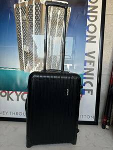 【即決/即納】！良品！機内持ち込み！ RIMOWA リモワ SALSA 2輪 スーツケース キャリーケース ブラック 黒 ディバイダー付き 851.52 本物