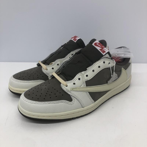 【中古】NIKE TRAVIS SCOTT AIR JORDAN 1 LOW OG Reverse Mocha 26㎝ DM7866-162 ナイキ　エアジョーダン　トラヴィススコット[24006610