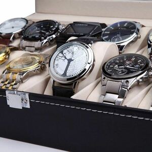 送料無料 新品 2個セット 腕時計 ケース １２本 収納 ボックス コレクションケース