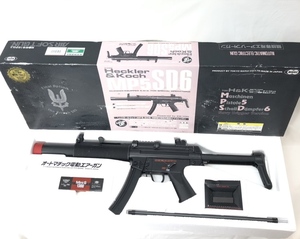 【中古】18歳以上 東京マルイ　H&K MP5SD6　説明書無し、電動ガン、箱傷み有[240070099216]