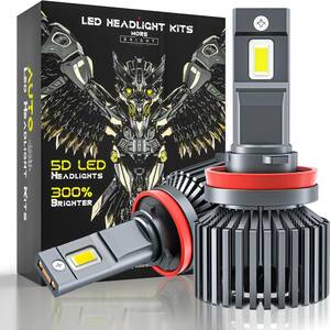 120W H8/H11/H16 LEDヘッドライト 12V/24V 30000LM 6500K 白色 バルブ 車検対応 キャンセラー内蔵 ハイブリッド車・EV車対応 2個入り