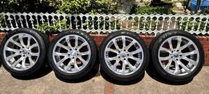 WALD ヴァルド ジャレット 10.5 -5 5H/150 ランクル100 ランクル200 60mmオーバーフェンダー用　ハイパーシルバー　305/40r22 