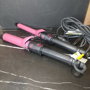 【美品】ヴィダルサスーン ヘアアイロン 2本セット VSI-1904 VSI-3205 ピンク こて 電化製品 ヘアケア 巻き髪 ウェーブ 韓国 家電 アイロン