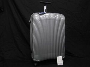 1円 ■極美品■ Samsonite サムソナイト コスモライト ポリカーボネート ダイヤルロック式 4輪 キャリーケース グレー系 BJ2432