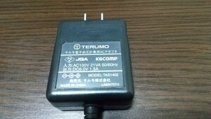 テルモ 電子血圧計ACアダプタ TAS1402 アダプターのみ