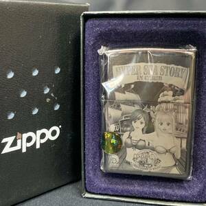 【未使用】ZIPPO ジッポー 2007年製 海物語 HYPER SEA STORY IN CERIB オイルライター シリアルナンバー入り パチンコ マリン&ワリン 