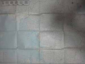 1983年 韓国地図[新編京畿道全図]20万分1/ソウル仁川/郡市邑面名