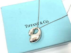 ★TIFFANY＆Co ティファニー エルサペレッティ ダブルティアドロップ SV925 ネックレス ペンダント シルバー色系 現状品★004036