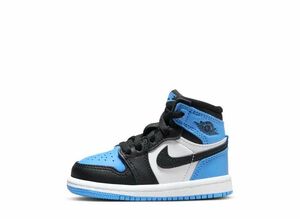 Nike TD Air Jordan 1 Retro High OG "University Blue/UNC Toe" 12cm FD1413-400