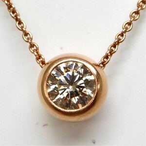 veretta 8va(ヴェレッタオッターヴァ)◆K18 天然ダイヤモンド コメットネックレス◆M 約3.6g 約42.0cm diamond necklace ED9/EF2