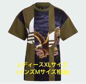 adidas originals × ドライクリーンオンリー/グラフィックTシャツ/ワイルドパイン/レディース XL