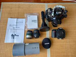 水中ハウジング(ジリオンD-300用)+魚眼コンバーターレンズ+Tokina10-17mmFISHEYE+Nikon D300+SIGMA28-80mmMACRO+ドームポート