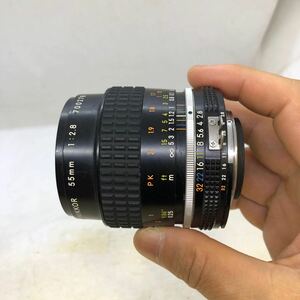 Nikon Ai-S Micro NIKKOR 55mm F2.8　55/1:2.8　ニコン　AISマイクロニッコール　MFレンズ　ジャンク　1円〜