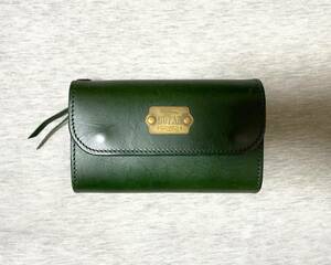 良品 ローター ROTAR Work plate Middle Wallet 被せタイプ ミッドサイズ 財布 BUTTERO ブッテーロ レザー ウォレット