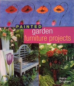 手芸図案 ■ARTBOOK_FLEAMA■ B1-017★送料無料 新品 トールペイント デザインブック アレタ ビンガム PAINTED garden furniture projects