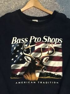 Bass Pro Shops スウェット　バスプロショップ　フィッシング　釣り　アメリカ　ビンテージ　古着　アメカジ