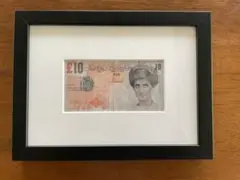 真作 BANKSY バンクシー Di-faced Tenner BNG額装品