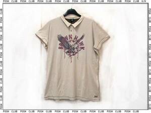 D&G＊ドルガバ＜RT0087＞襟付＊半袖＊Tシャツ＊薄ベージュ＊XS