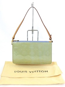 お買得！ルイヴィトン LOUIS VUITTON ヴェルニ　レキシントン　アクセサリーポーチ M91011 グリーン ok4622208588