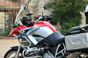 始動動画+画像81枚掲載!! BMW R1200GS 純正フルパニア　エンジンガード付き　検)R1150GS R1250GS　アドベンチャー