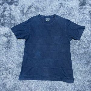 BLUE BLUE JAPAN PURE INDIGO ブルーブルージャパン インディゴ染め 半袖Tシャツ メンズサイズ3 ARIGATO