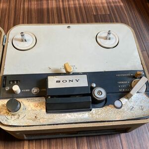 SONY/TC-102/1960年代/真空管4球式/オープンリールテープデッキ/当時物/日本製/JAPAN/ソニーテープレコーダー/ジャンク
