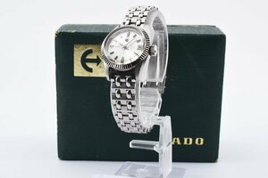 箱入り 稼働品 ラドー パープルホース デイト 自動巻き レディース 腕時計 RADO