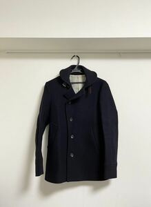 【 Navy S 】 SUITS SELECT ショールカラーキロメルトンコート