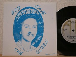 7★SEX PISTOLS - GOD SAVE THE QUEEN/NO FEELING(JAMIE REIDデザイン/2012年リプロ盤/ポスタースリーブ/エリザベス女王)