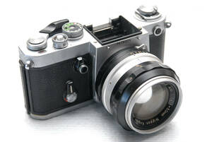 Nikon ニコン 人気の高級一眼レフカメラ F2ボディ + 純正50mm単焦点レンズ1:1.4付 希少品 ジャンク