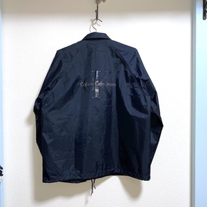 【送料無料】90s CK Calvin Klein Jeans コーチジャケット vintage 古着 CKロゴ