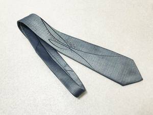 西陣織◆上質な絹シルクｘアセテート/ネクタイ：サックス
