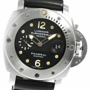 パネライ PANERAI PAM00243 ルミノール サブマーシブル デイト 自動巻き メンズ _645115