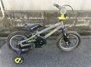 子供用自転車 14インチ　補助輪付 中古品002