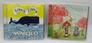 MINIQLO CD2枚「Green Flash」「Viento blanco」検索:ミニクロ 中村由利 岡本仁志 Float World 短い夏 over blow 英雄 Marionette Fantasia