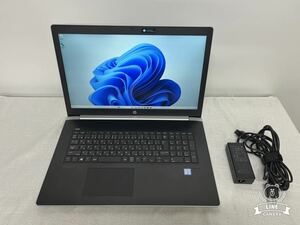 HPProbook470G5Core i7-8550U/Geforce 930MX/メモリ12G/SSD 256GB/HDD:1T中古Win11・動作保証無・現状品