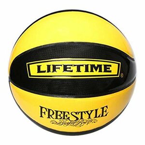ライフタイム(Lifetime) バスケットボール ボール 7号 インドア・アウトドア兼用 3on3 イエロー×ブラック SBB-