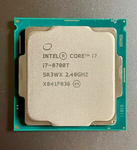 動作確認済 Intel Core i7-8700T 2.40GHz TDP35w