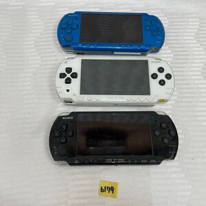 ○b179○ PSP PSP-3000 ブルー PSP-1000 ホワイト PSP-3000ブラック 動作未確認　ジャンク品
