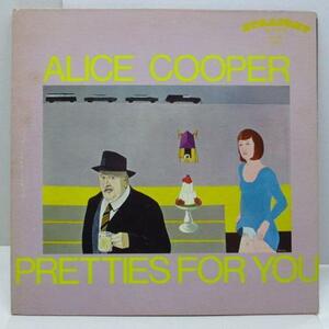 ALICE COOPER-Pretties For You (1st) (US 2nd Press LP/No Stic