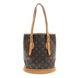 ルイヴィトン LOUIS VUITTON ショルダーバッグ M42238 プチ・バケット モノグラム・キャンバス - VI0032 バッグ モノグラム