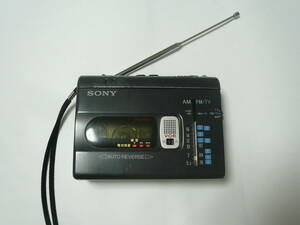 SONY ラジオ カセットレコーダー TCM-F59★ラジオ受信OK★ジャンク品
